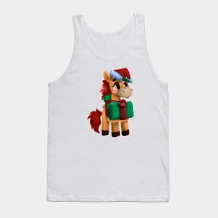 Cute Horse Drawing Tank Top